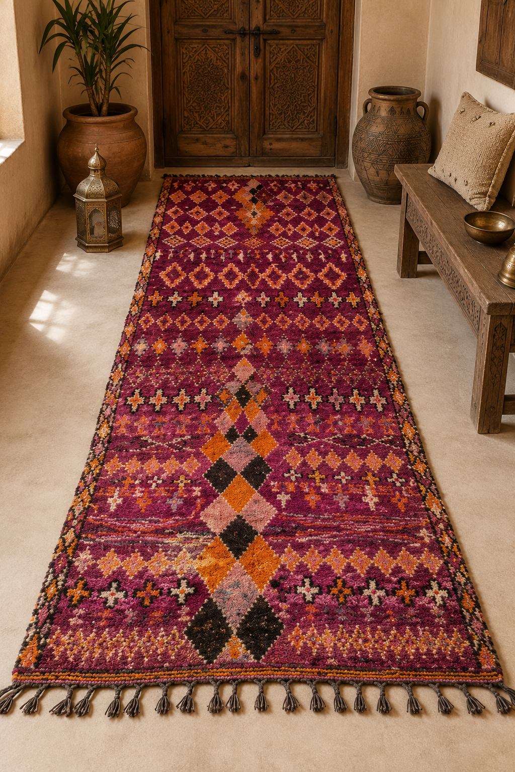 VINTAGE BOUJAAD RUNNER - Moroccan carpets online - Image 2