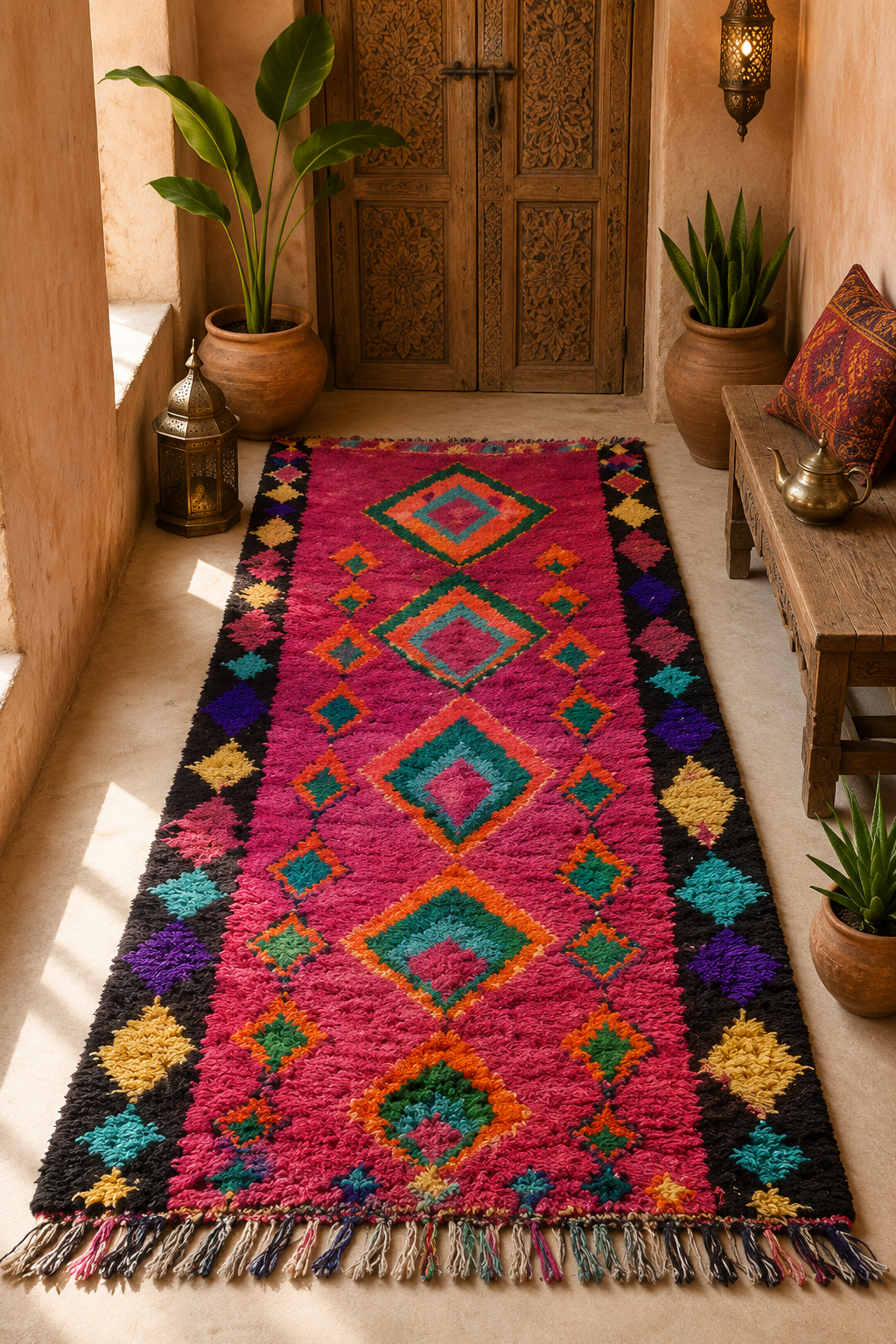 VINTAGE BOUJAAD - Moroccan vintage carpet online - Image 2