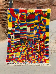 hand made multi colored carpets